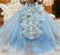 Charming Off Shoulder Princess Ball Gown Elegant Quinceanera Dress Classic Appliqué Sequin With Cape Sweet 16 Dress Vestido De