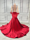 Red Dress Cocktail Party Evening Dress