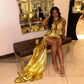 2025 Gold Birthday Outfits Sheer Neck Short Party Dresses Lace Applique Cocktail Gowns Vestidos De Gala For Women Customized