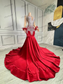 Red Dress Cocktail Party Evening Dress