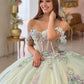 15 Quinceanera Dresses Ball Gown New Sweet Flower Party Dress Classic Off The Shoulder Birthday Gown Graduation Dress