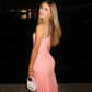 Fashion Ruched Irregular Strapless Tiered Sexy Evening Prom For Women Long Dress Ruffles Chic Party Night Dress